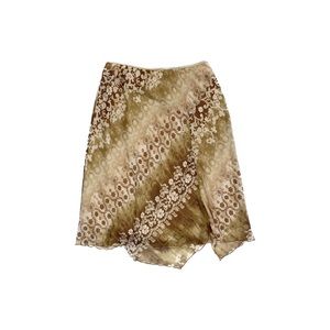 b.i.y.a.y.c.d.a brown floral midi skirt ˖⁺